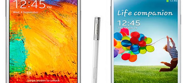 Galaxy Note 3 vs Galaxy S4