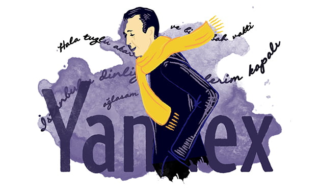 Yandexten Orhan Velinin 100 doğum gününe özel logo