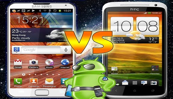 HTC, Samsung Galaxy S5 ile Alay Etti! 19 Samsung Galaxy S3 Latest vs HTC One X gsmalemi