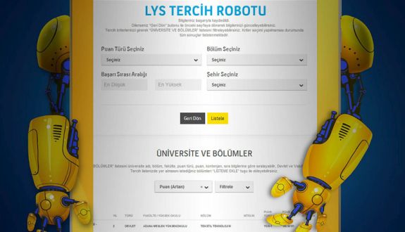 TurkcellAkademi TercihRobot