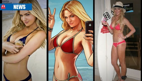 GTA V Lindsay Lohan comparison