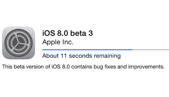 iOS 8 Beta 3 Gelistiricilerin Kullanimina Sunuldu