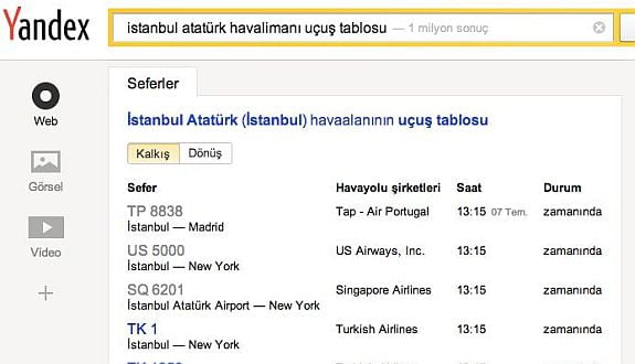 Toplu Taşıma, Yandex’ten Sorulur! 19 yandex 2