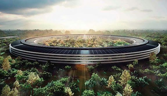 Appleın Uzay Gemisi Kampüsü Şekillenmeye Başladı