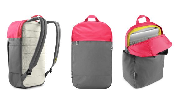 Incase Campus Compact 15 inc MacBook Sirt Cantasi Pembe. Gri