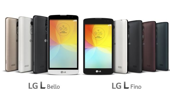 LG L BELLOleft and L FINOright