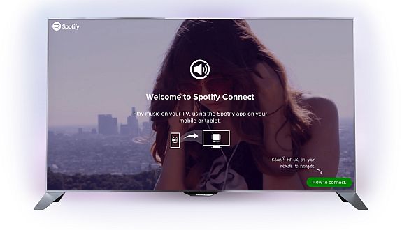 Spotify screen on 8109