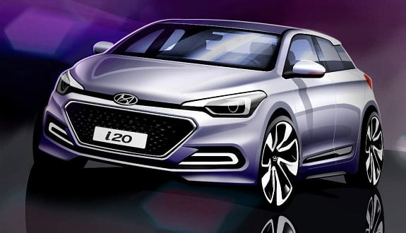 Hyundai Elite i20 Rendering Official Front