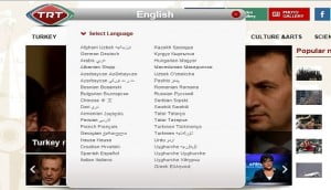 Tek Platformdan 34 Dilde Yayın 19 trt Diller