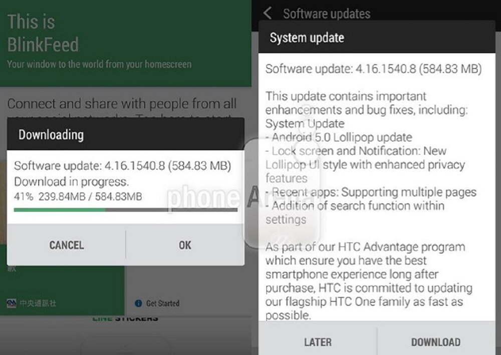 Android 5.0 Lollipop HTC One M8’e Gelecek Mi?