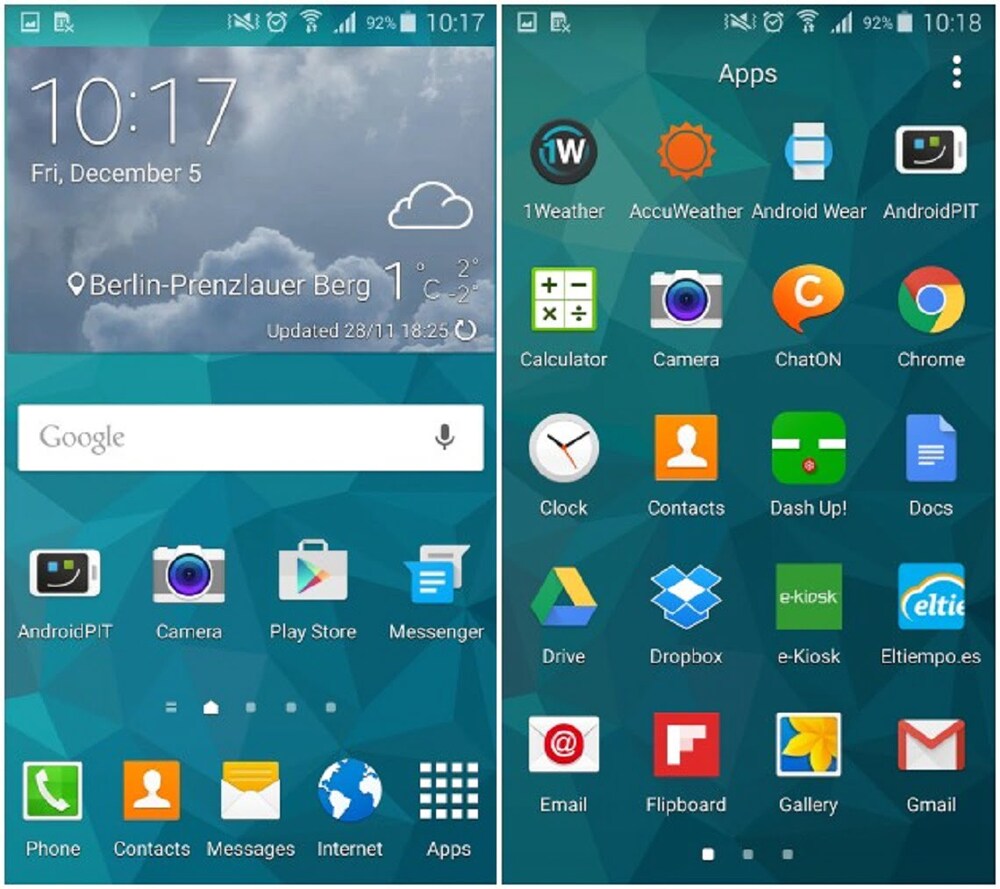 Samsung Galaxy S5’in Android 5.0 İle İmtihanı