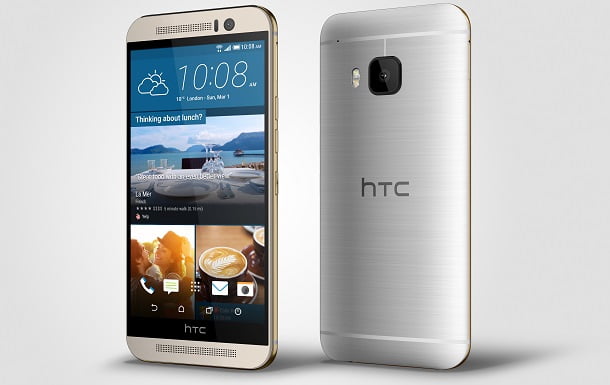 HTC One M9 Silver Left