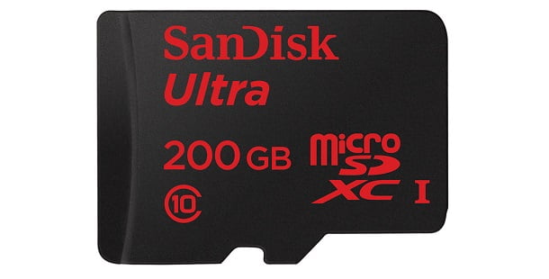 Dünyanın En Yüksek Kapasiteli MicroSD Kartı 1 SanDisk 200GB