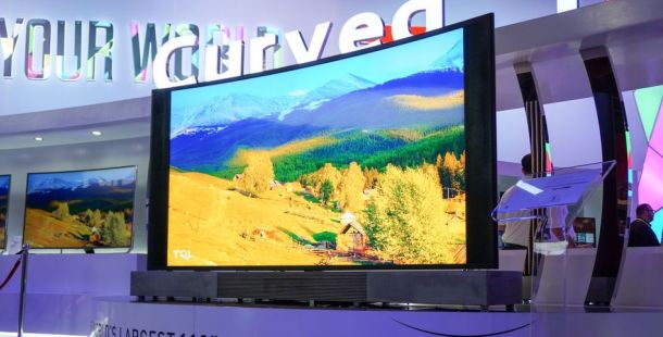 Cebit 2015: Dünyanın En Büyük 110 inç 4K Curved Televizyonu 1 TCL