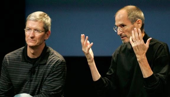 Tim Cook Steve Jobs