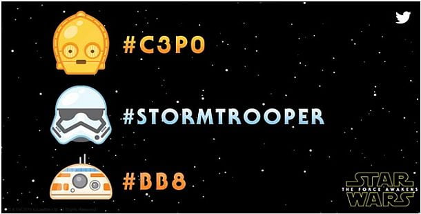 Star Wars Twitter emojis
