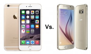 iPhone 6 vs Samsung Galaxy S6 image