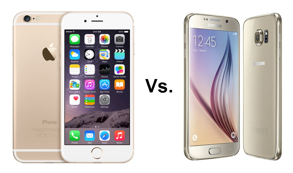iPhone 6 vs Samsung Galaxy S6 image