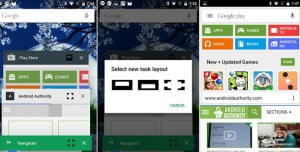 android m coklu pencere