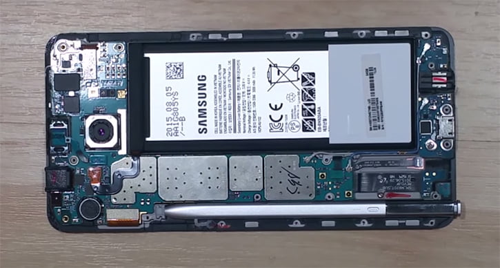 galaxy note 5 s pen sikismasi