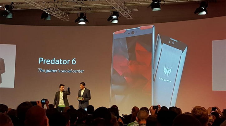 acer predator 6 oyunculara ozel telefon