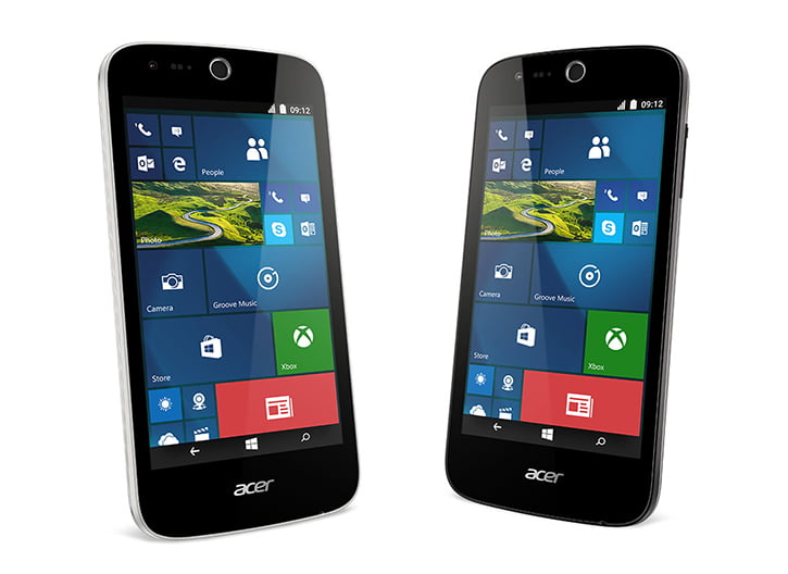 acer windows 10 telefon modelleri
