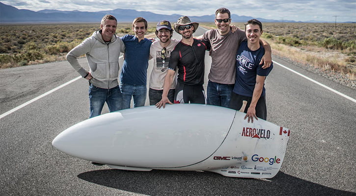 aerovelo insan gucuyle hiz rekoru