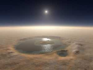 marsta sivi su bulundu