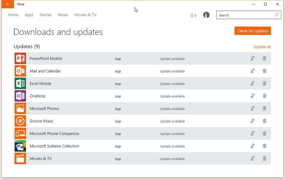 windows 10 uygulamaları