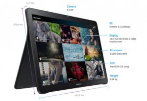 Dev tablet Galaxy View için ilk reklam yayınlandı! 16 samsung galaxy view