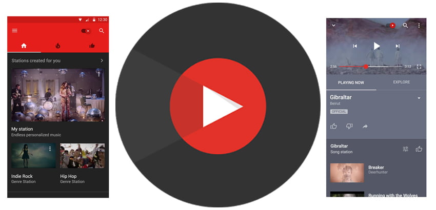 youtube music uygulamasi