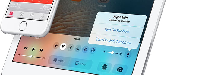 ios 9 3 gece vardiyasi modu