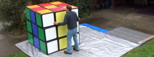 Dünyanın en büyük Rubik Küpü - Video 21 dünyanın en büyük rubik küpü