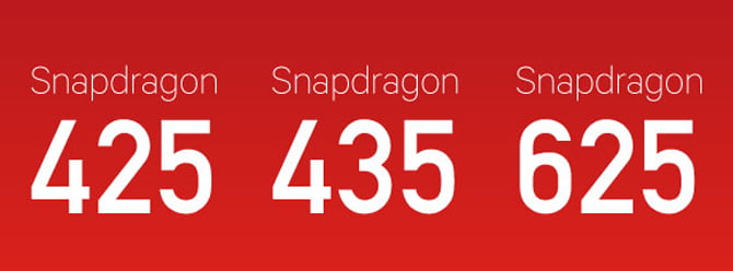 snapdragon 625 435 425