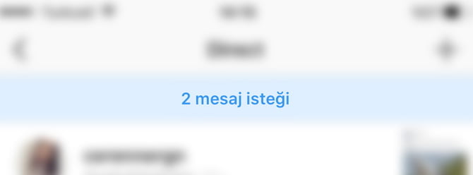 instagram gizli mesaj