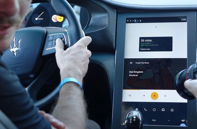 maserati google android in car concept