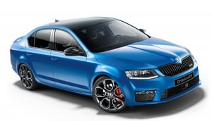 Skoda Octavia vRS Side Wallpaper