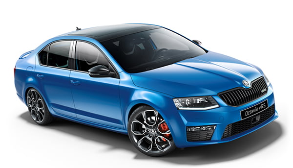 Skoda Octavia vRS Side Wallpaper