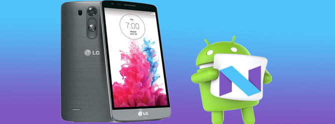 lg g3 icin android 7 guncellemesi