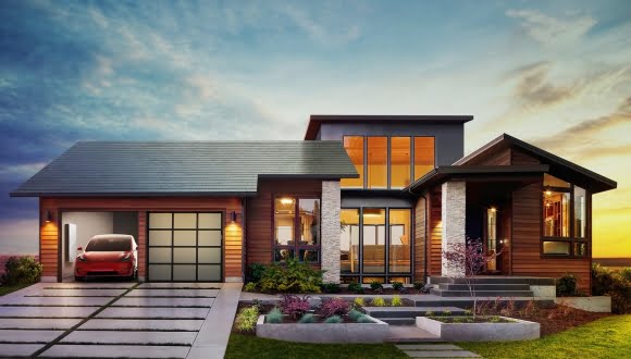 tesla gunes paneli evi