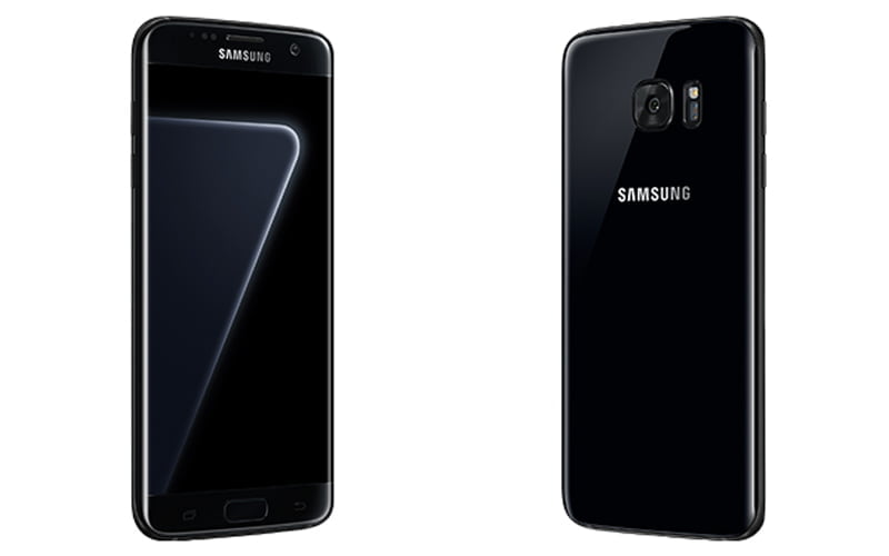 parlak siyah galaxy s7 edge