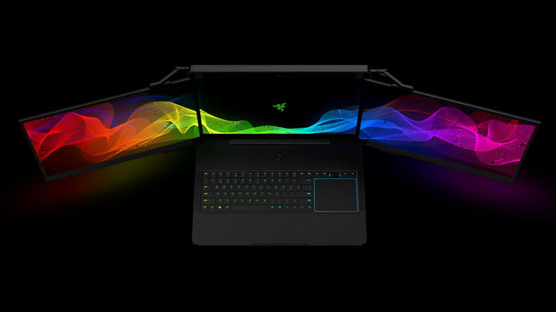 Üç ekranlı çılgın laptop Razer Project Valerie
