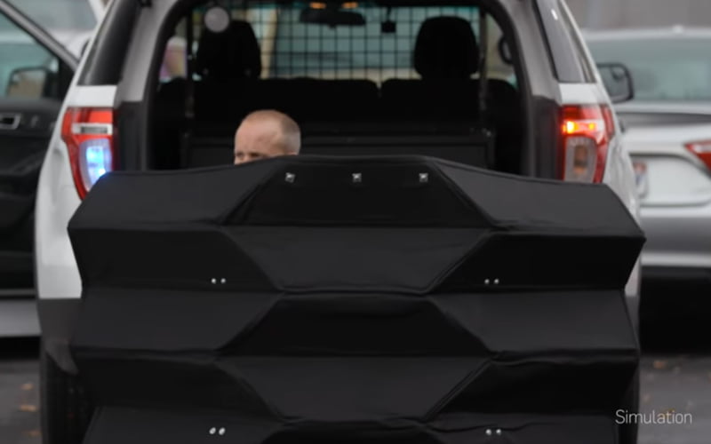 katlanabilir balistik bariyer