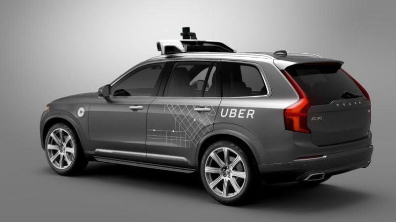 sürücüsüz uber arabaları