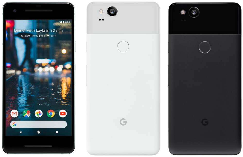 google pixel 2 tasarimi