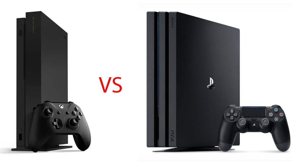 xbox one x vs playstation 4 pro