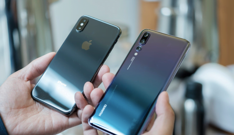 iphone x vs huawei p20 pro