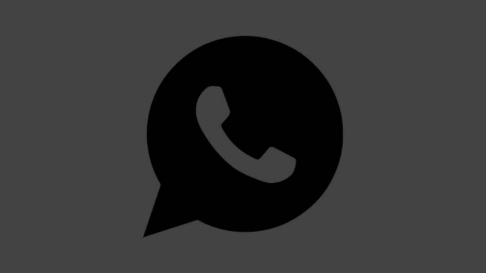 WhatsApp siyah tema