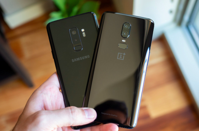 oneplus 6 ve galaxy s9