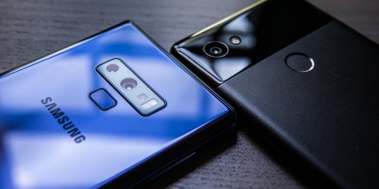 google pixel 2 xl vs galaxy note 9
